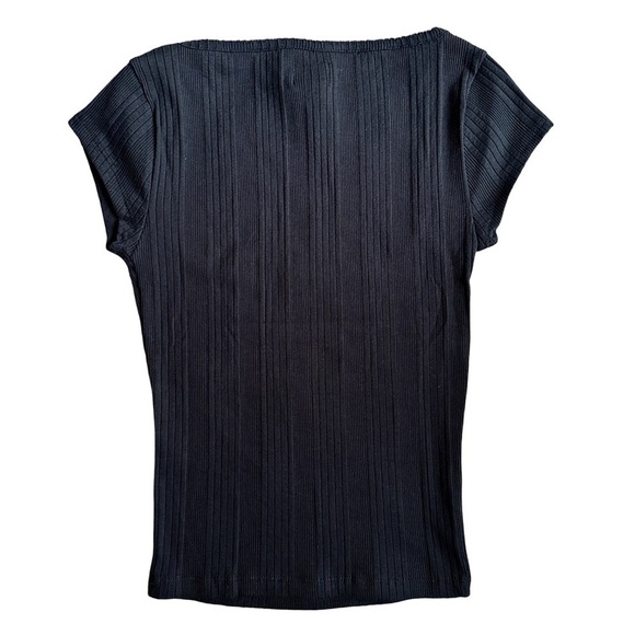 BDG Urban Outfitters Callie Baby Tee Ribbed Square Neck Top - Picture 6 of 9